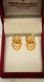 22K Gold Ladies Earrings