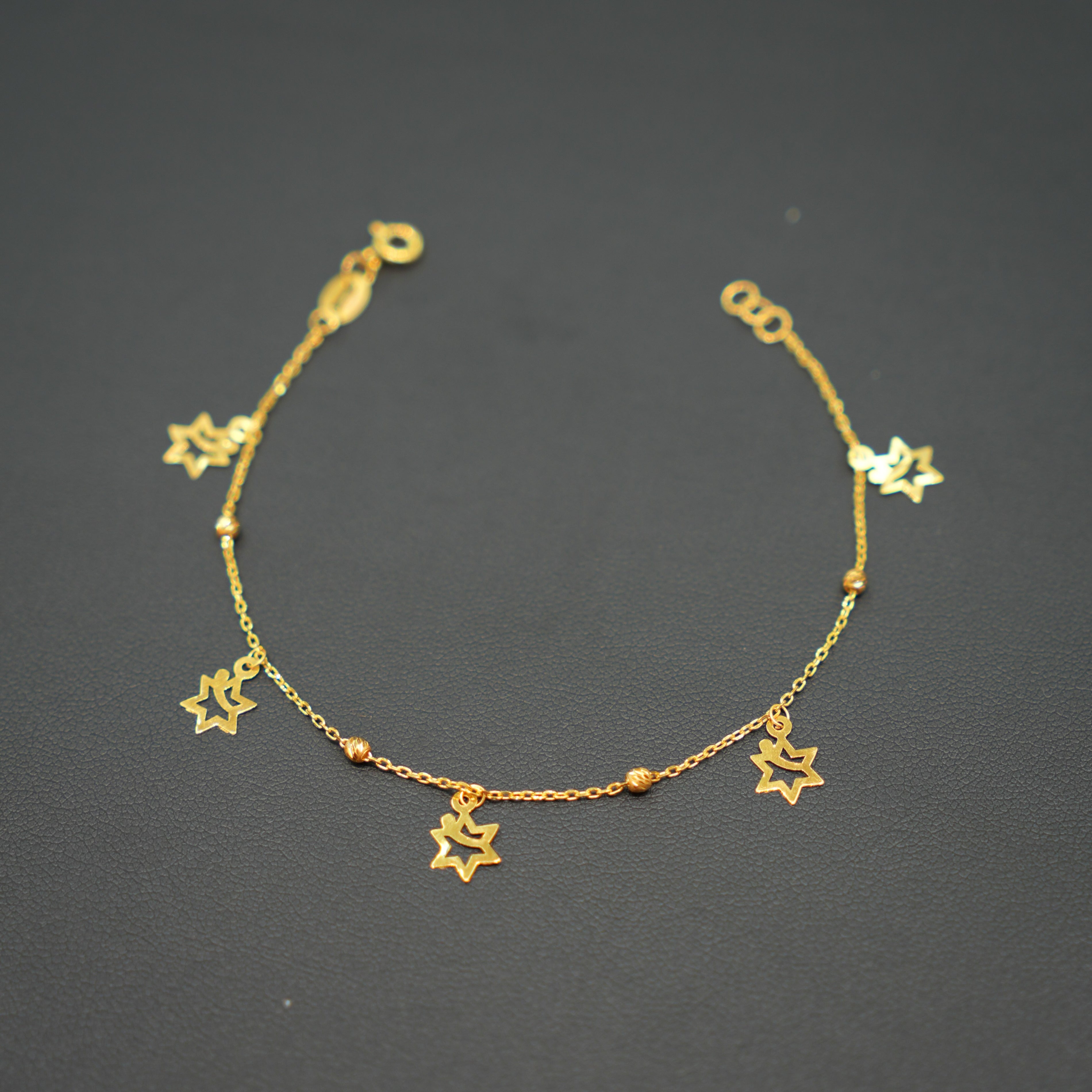 22K Gold Chain Bracelet