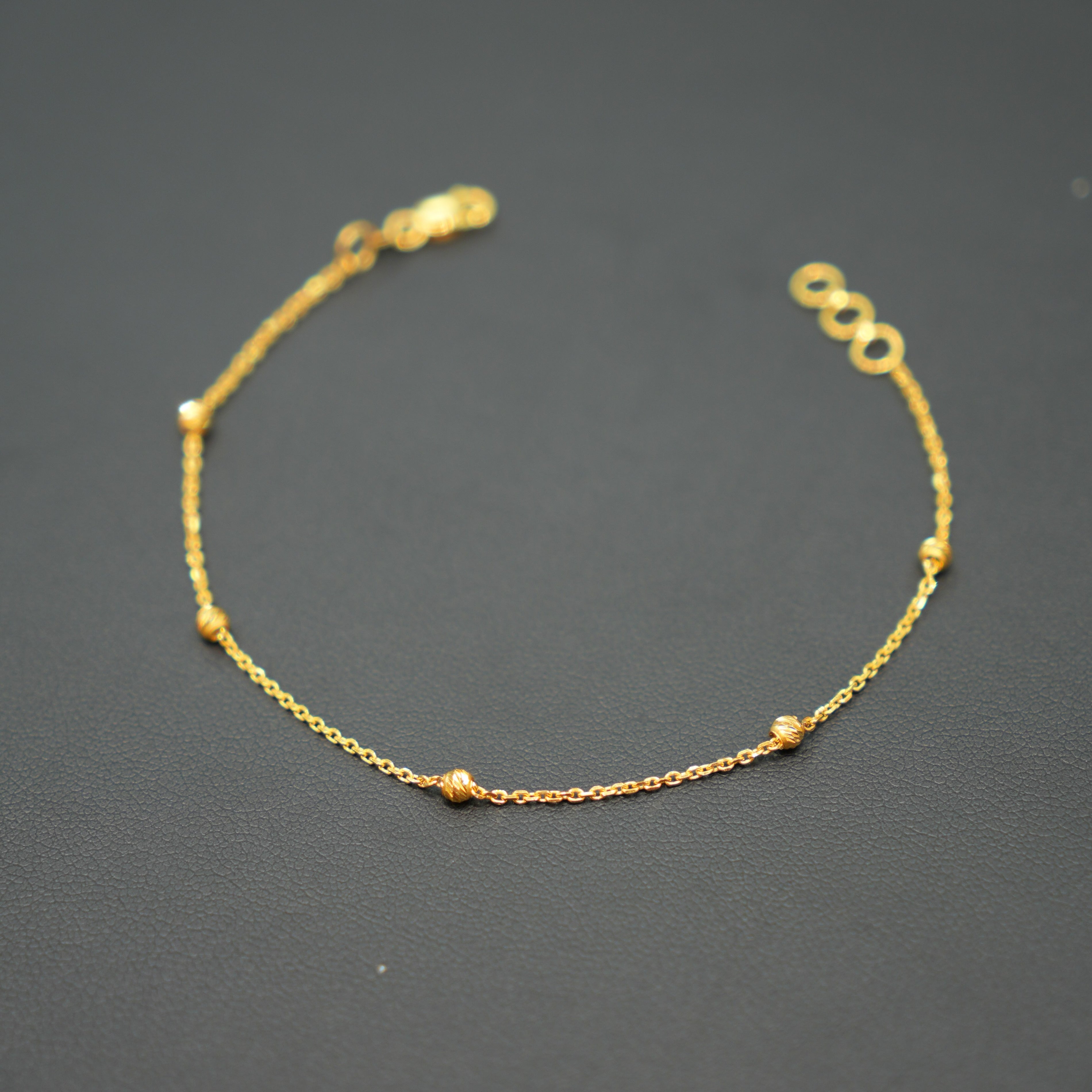 22K Designer Gold Bracelet