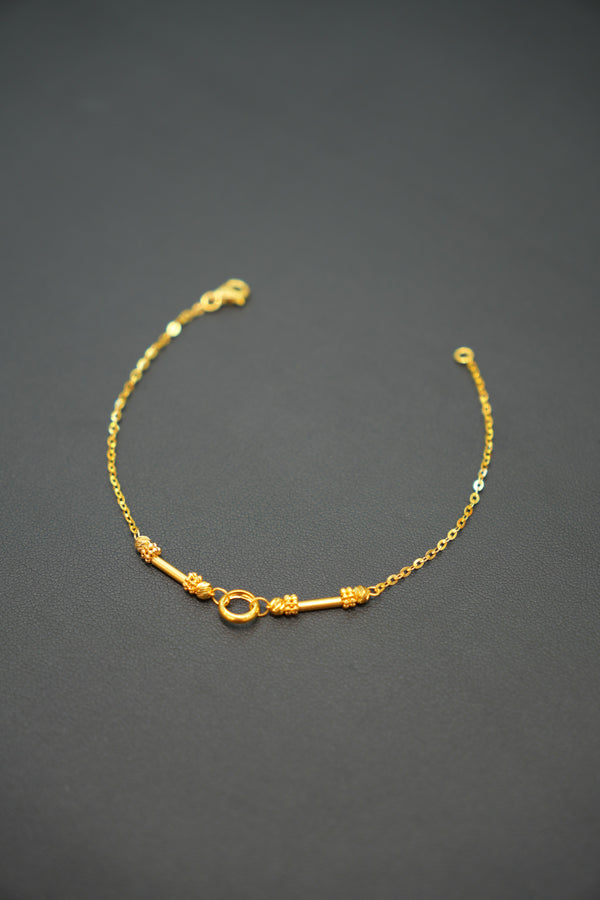 22K Stylish Gold Bracelet
