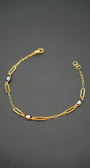 22K Modern Gold Bracelet