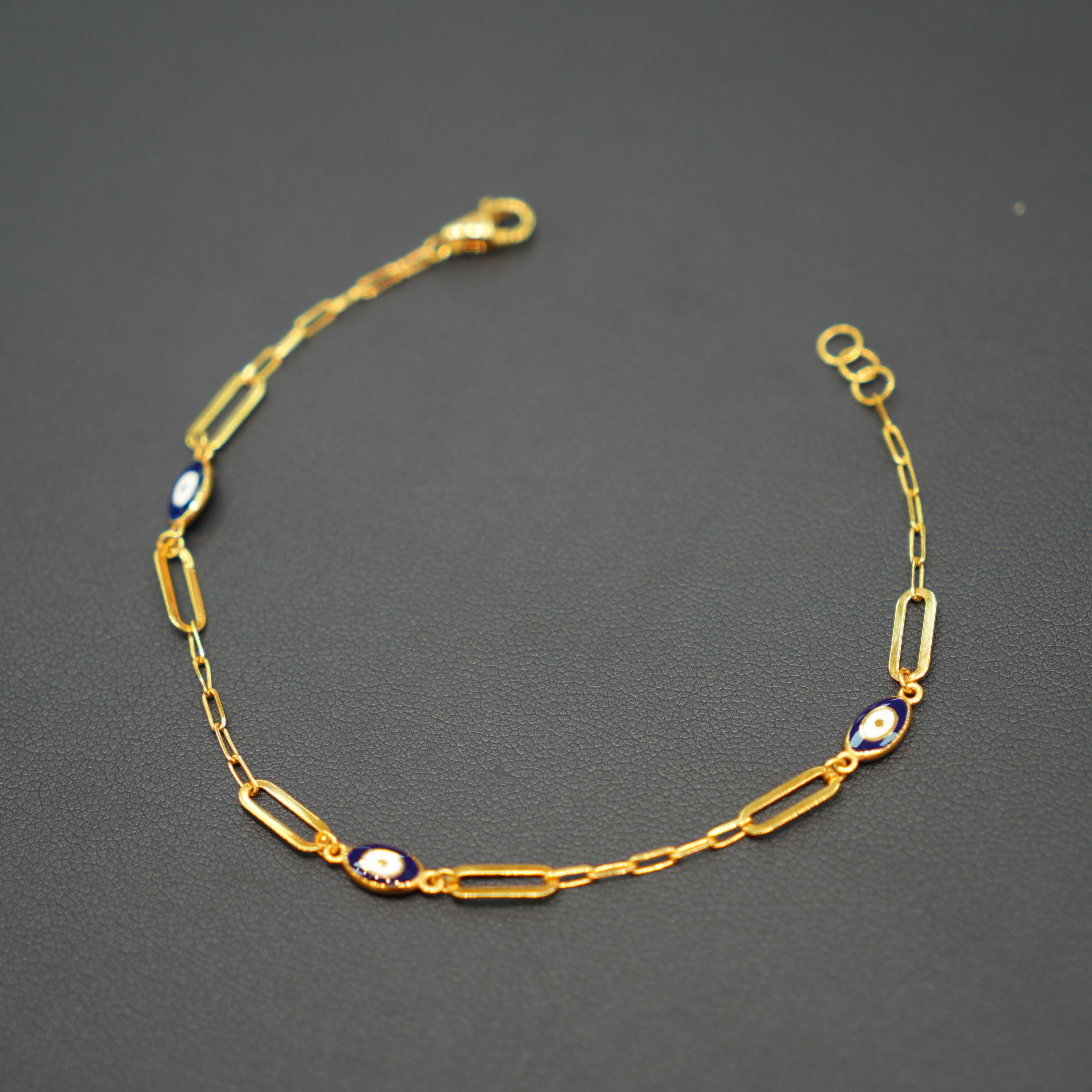 22K Modern Gold Bracelet