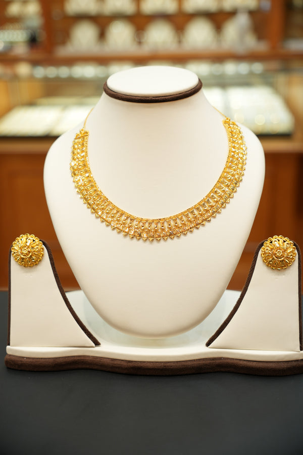 22K Gold Designer Wedding Set