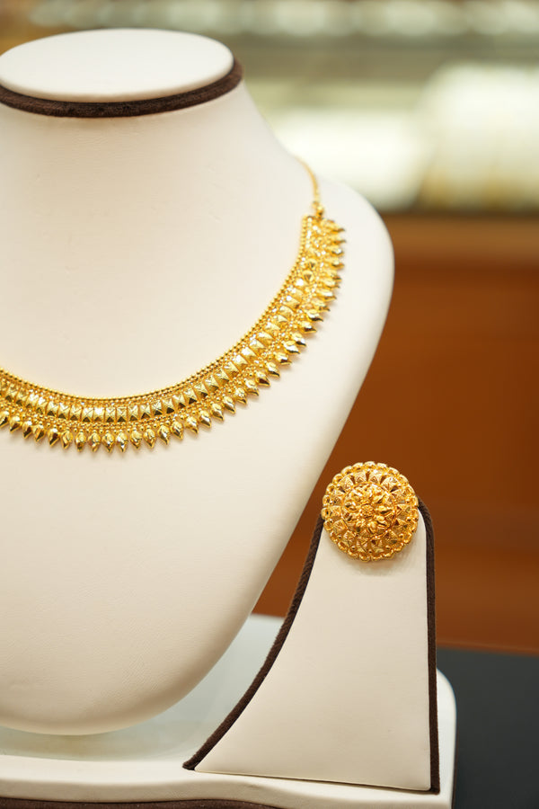 22K Gold Wedding Set
