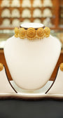 22K Gold Choker Set