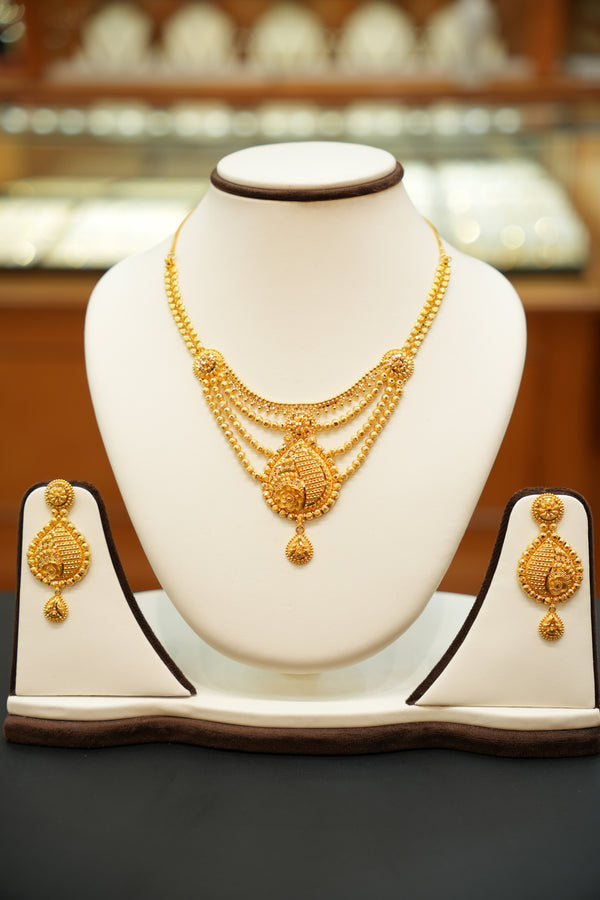 22K Gold Luxury Wedding Set