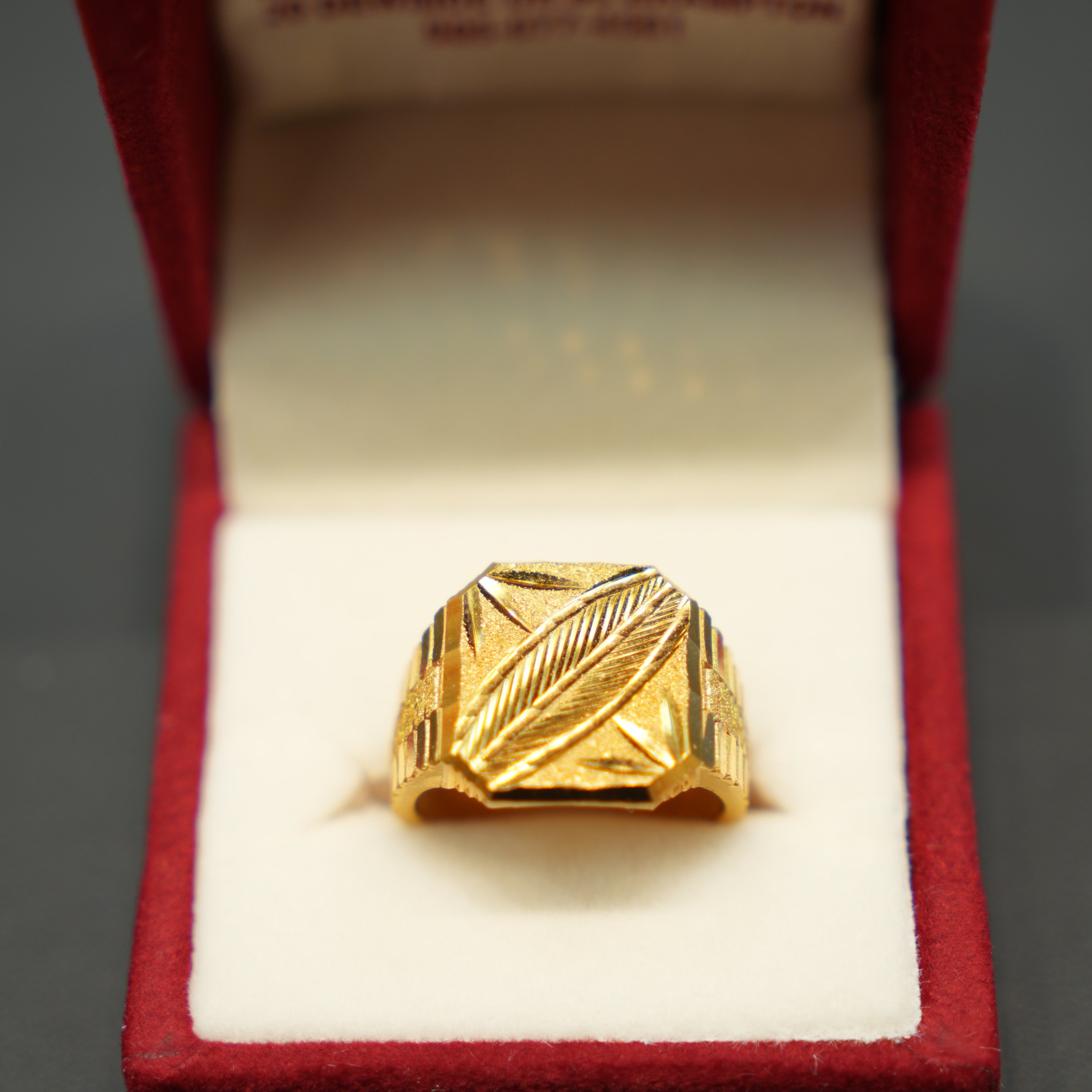 22k Gold Men's Ring