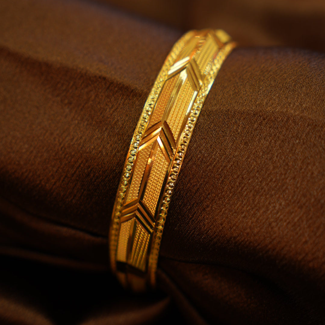 22K Gold Men's Kara