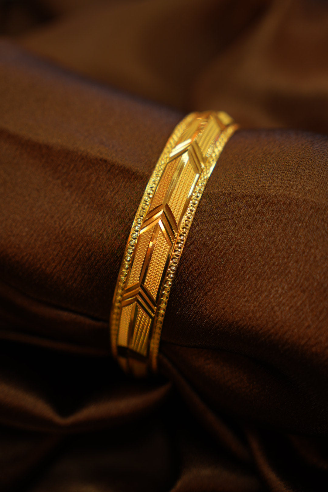22K Gold Men's Kara