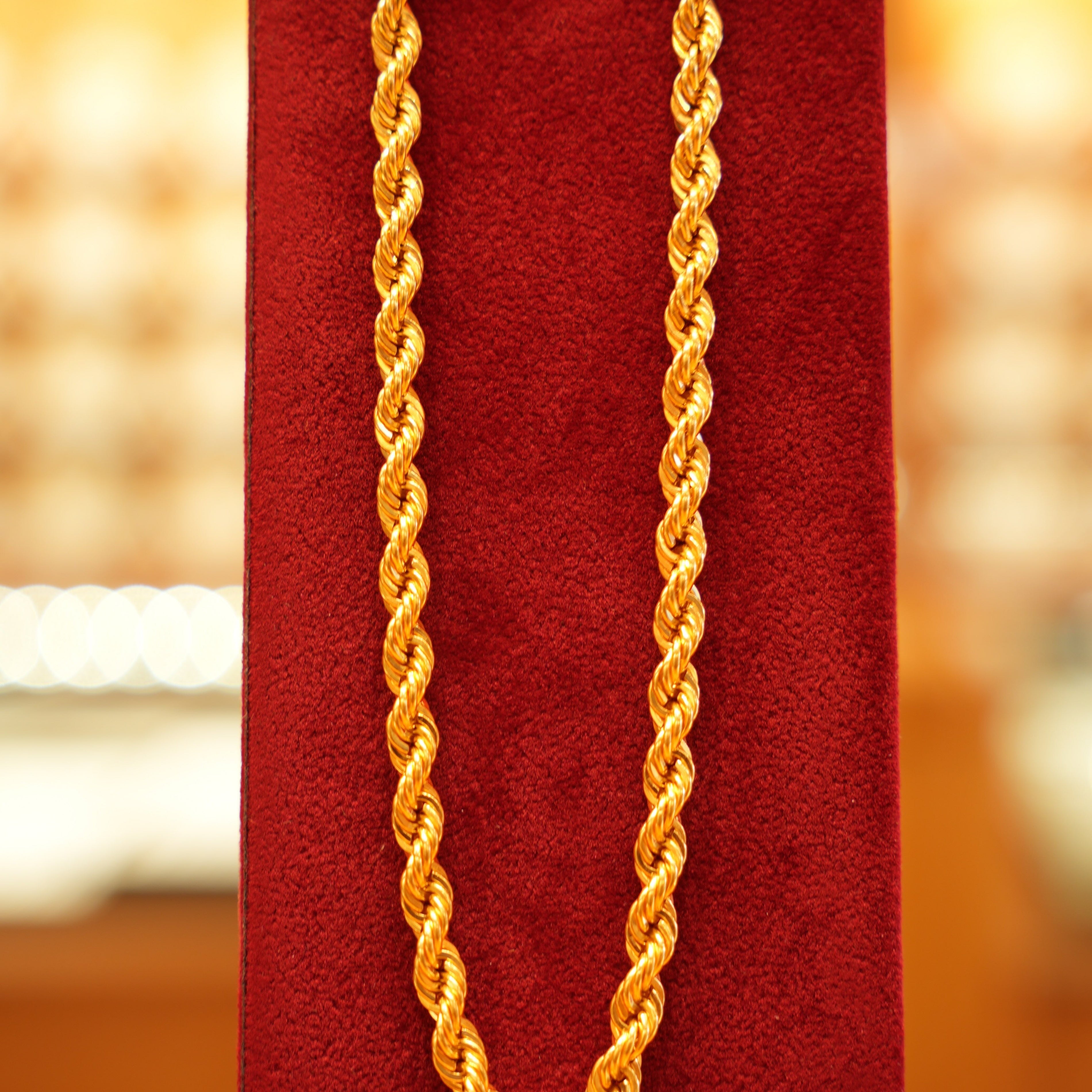 22K Gold Men's Chain (22 Inches)