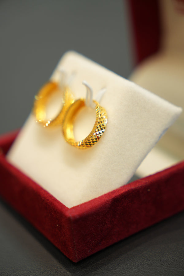 22K Gold Ladies Earrings