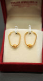 22K Gold Ladies Earrings