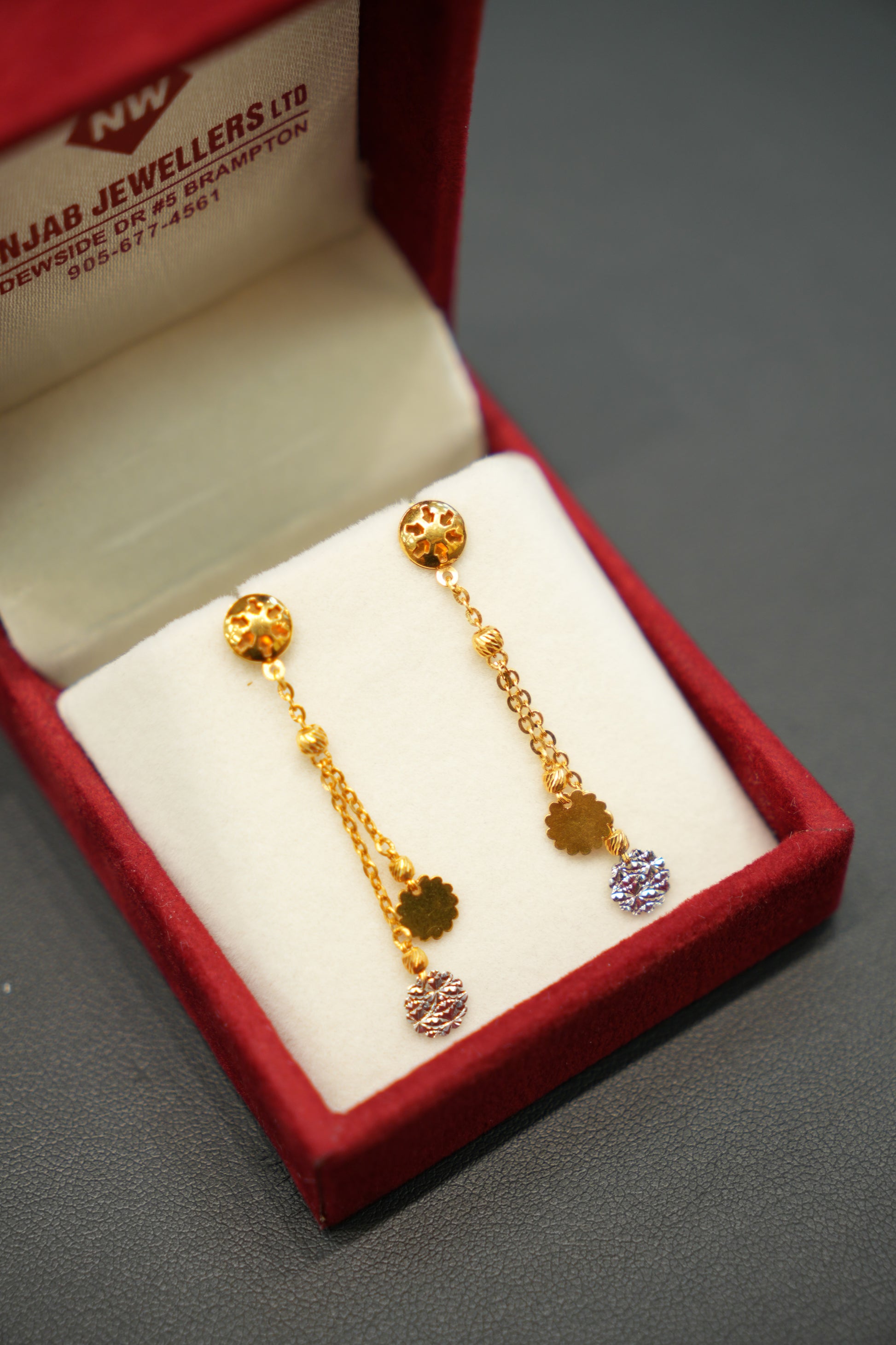 Premium 22K gold earrings for women