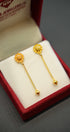 Traditional Indian gold earrings for ladies