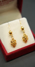 Luxury 22K gold earrings from Punjab Jewellers