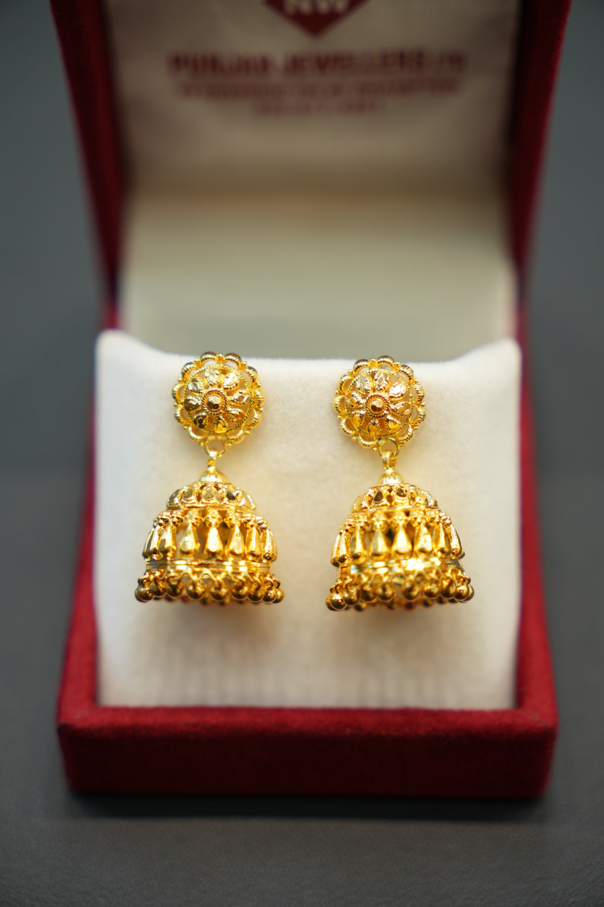 22K Gold Ladies Earrings