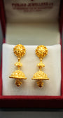 22K Gold Minimal Ladies Earrings