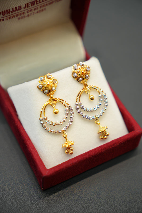 22K Gold Daily Wear Earrings