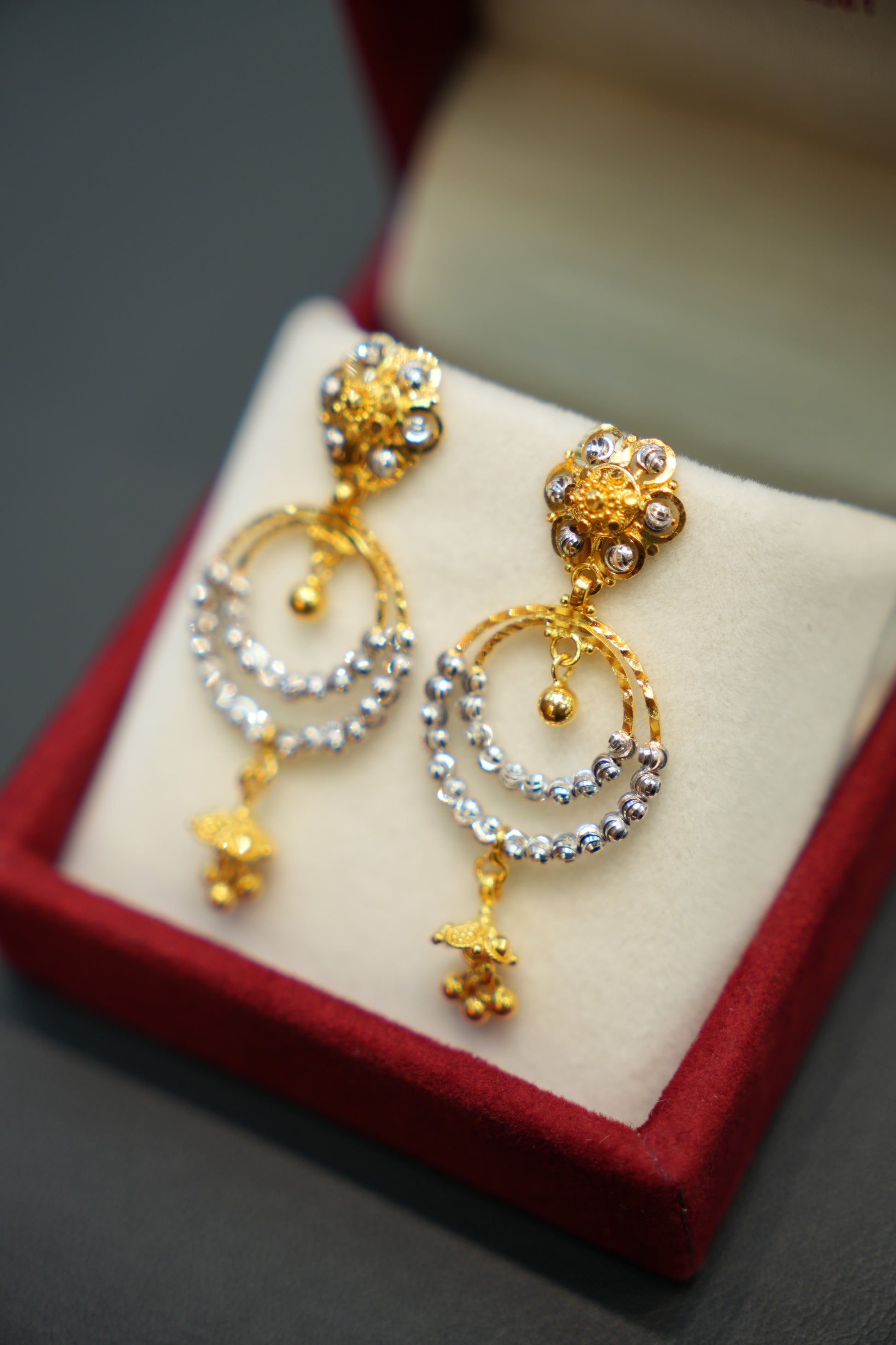 22K Gold Daily Wear Earrings