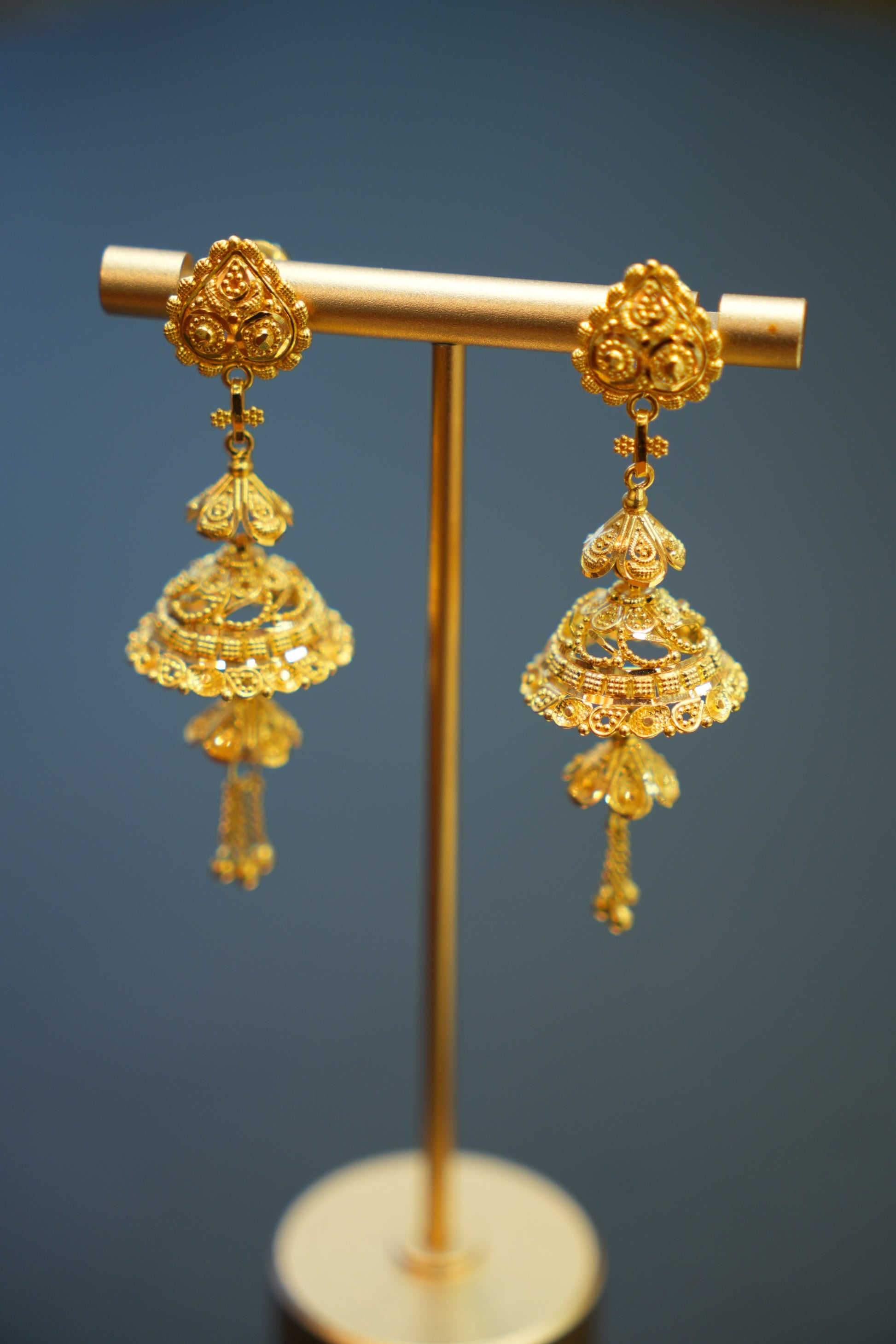 22K Gold Ladies Earrings