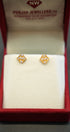 22K gold earrings for women