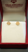 22K gold earrings for women