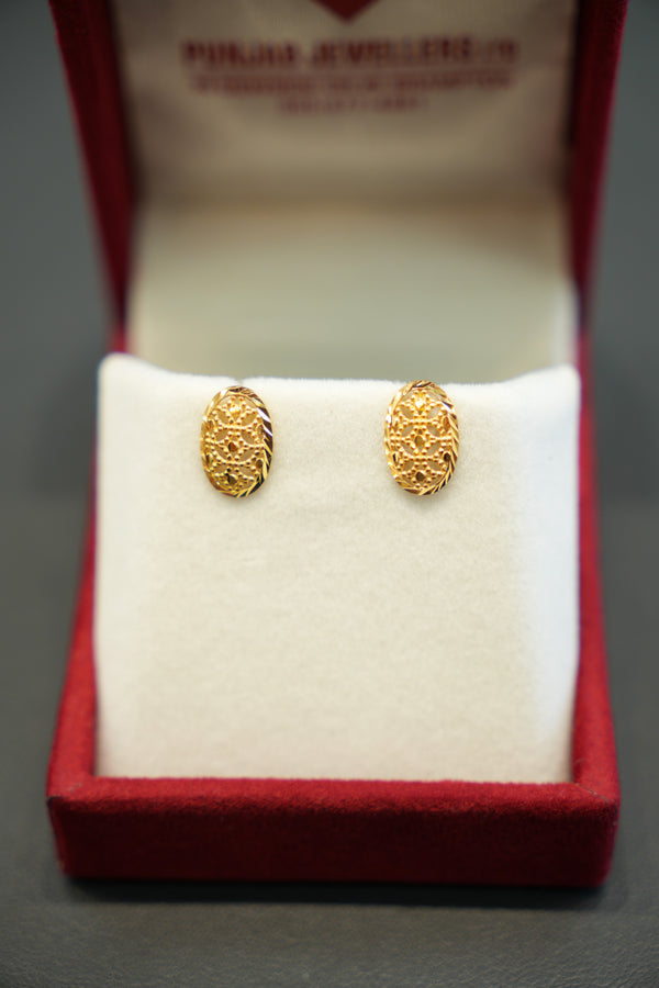 22K Gold Ladies Earrings
