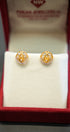 Timeless ladies gold earrings