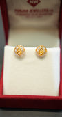 Timeless ladies gold earrings