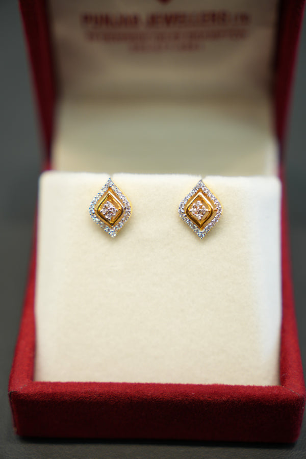 22K Gold Ladies Earrings