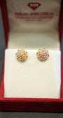 22K Gold Fancy Drop Earrings