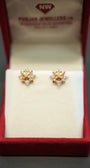 22K Gold Trendy Hoop Earrings