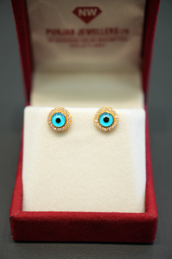 22K Gold Ladies Earrings
