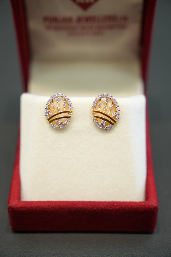 22K Gold Ladies Earrings