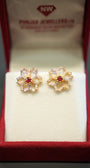 22K Gold Ladies Earrings
