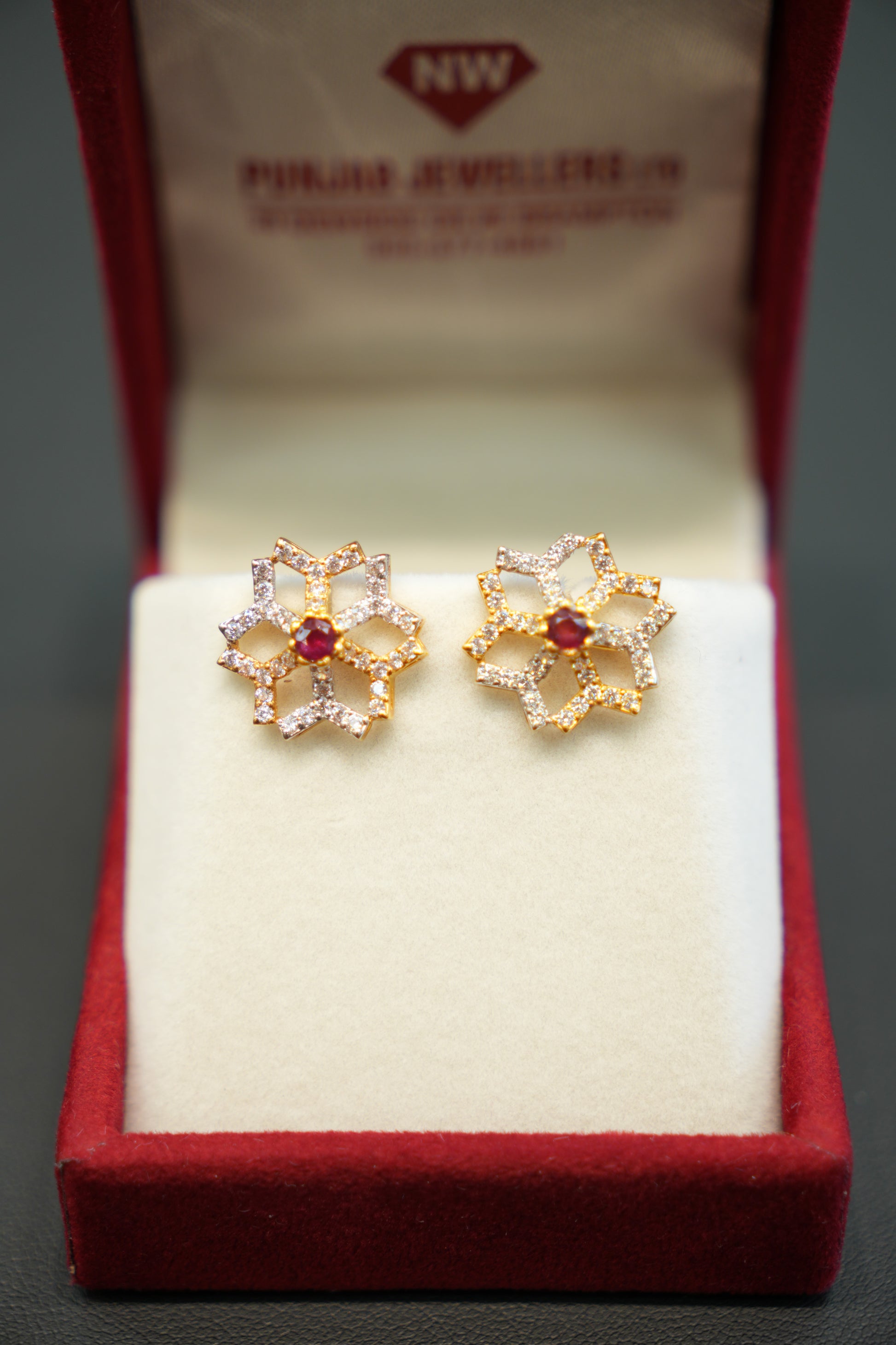 22K Gold Ladies Earrings