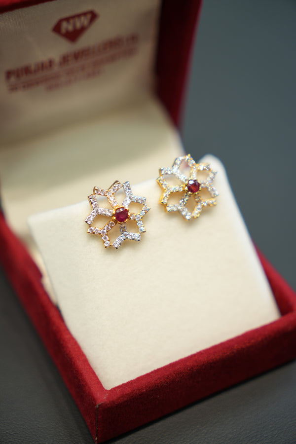 22K Gold Ladies Earrings
