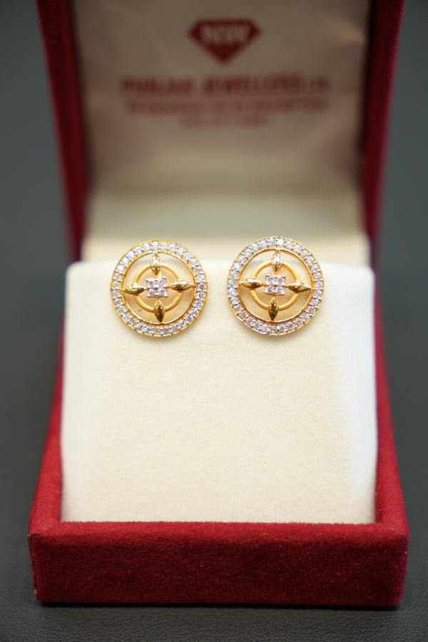 22K Gold Ladies Earrings