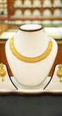 22K Gold Designer Necklace Set