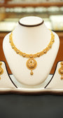 22K Gold Designer Necklace Set