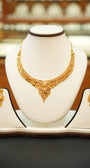 22K Gold Designer Necklace Set