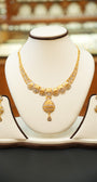 22K Gold Designer Necklace Set