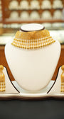 22K Gold Designer Choker Set