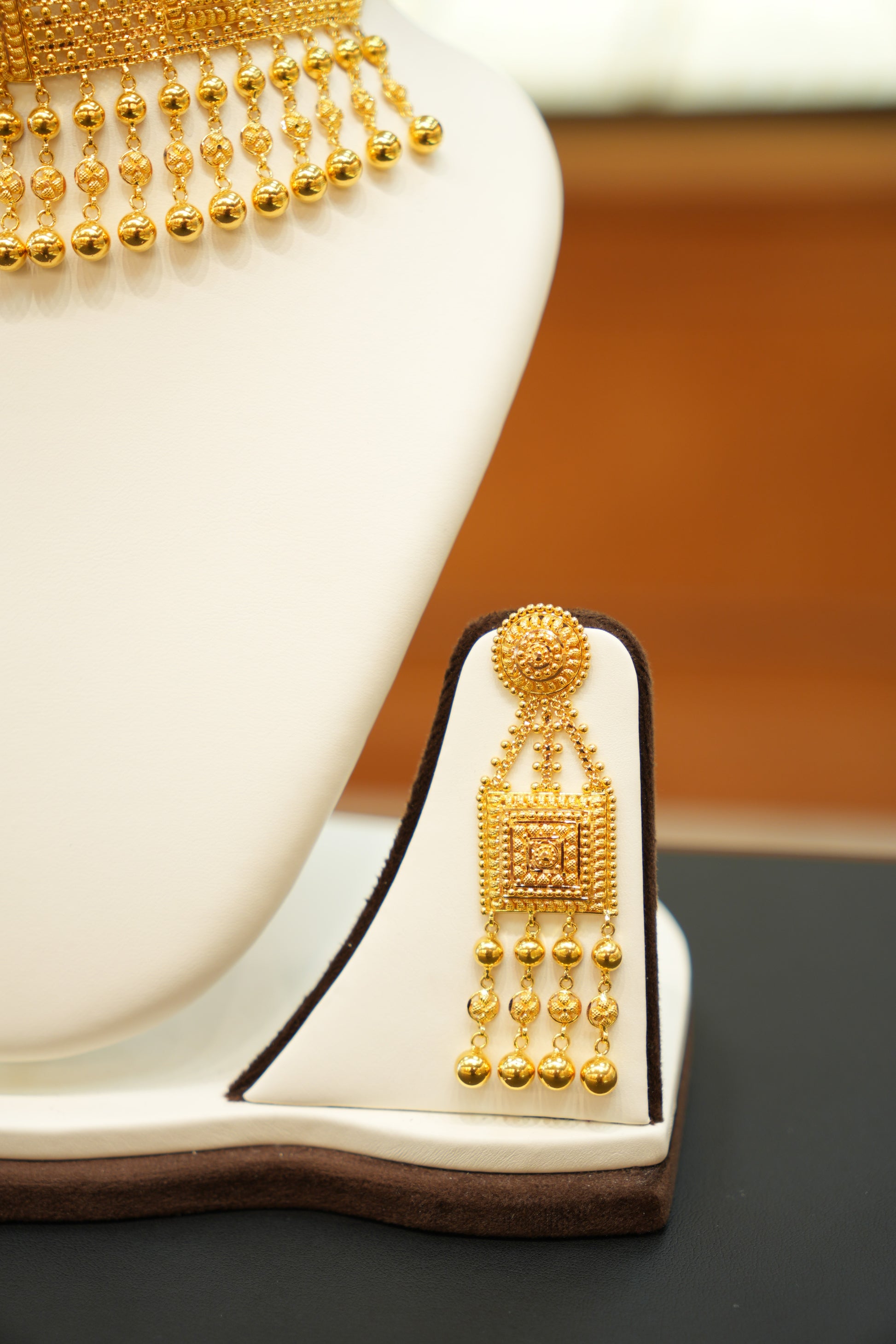 22K Gold Designer Choker Set