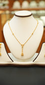 22K Gold Designer Ladies Necklace Set