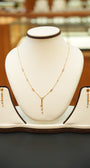 22K Gold Designer Ladies Necklace Set