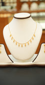 22K Gold Designer Ladies Necklace Set