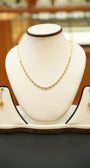 22K Gold Designer Ladies Necklace Set