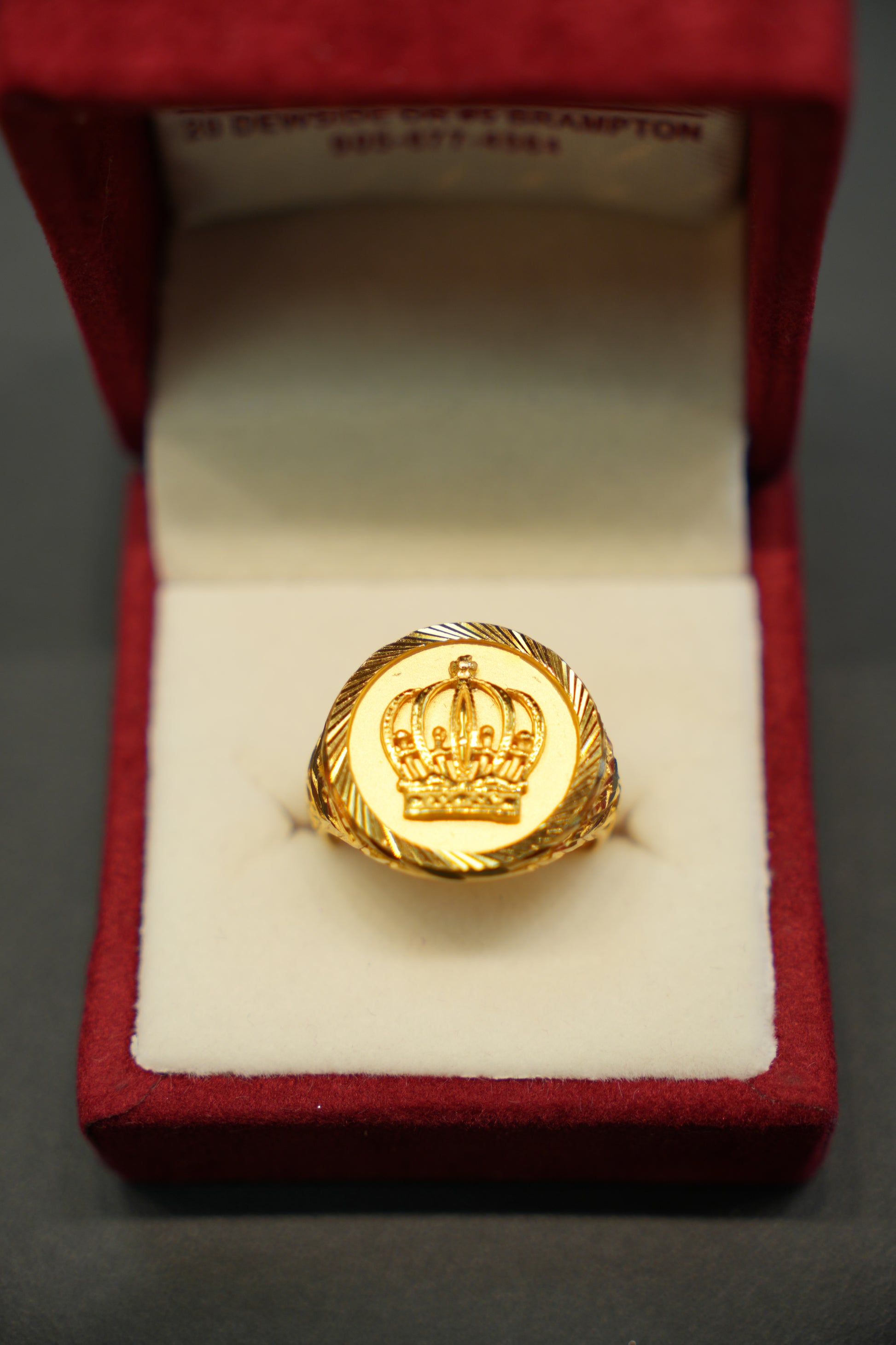 22k Gold Designer Men's Ring
