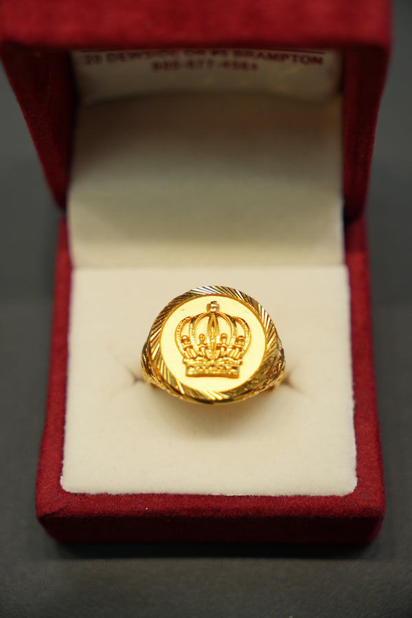 22k Gold Designer Men's Ring